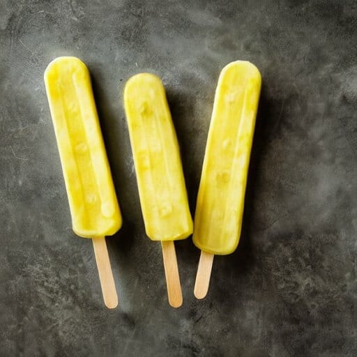 Banana Turmeric Ice Pops